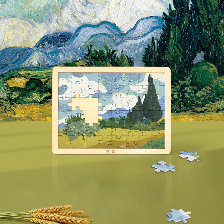 Van Gogh Cypresses Puzzle