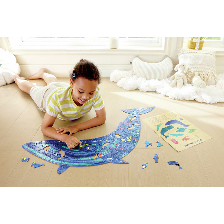 Humpback Whale Shimmer 200-Piece Floor Puzzle