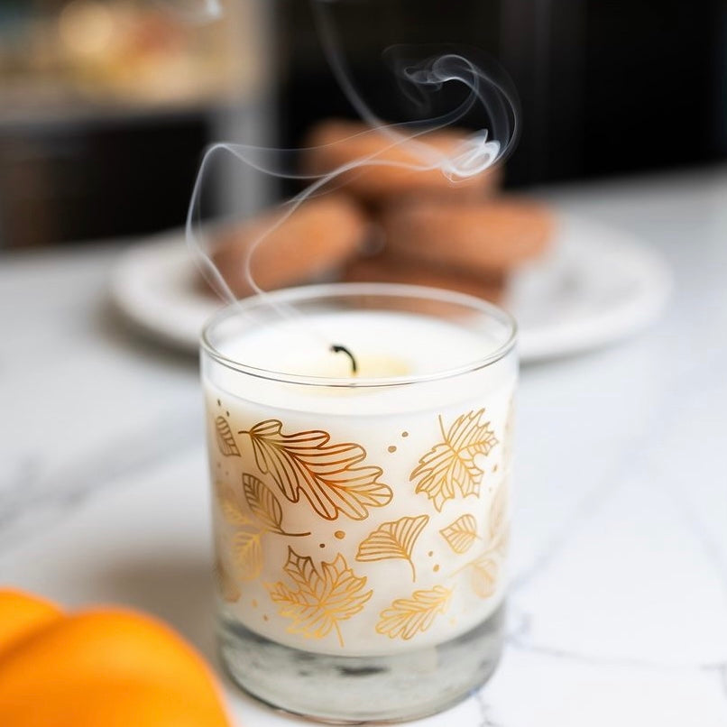 Blue Ribbon Pumpkin Autumn Soy Candle