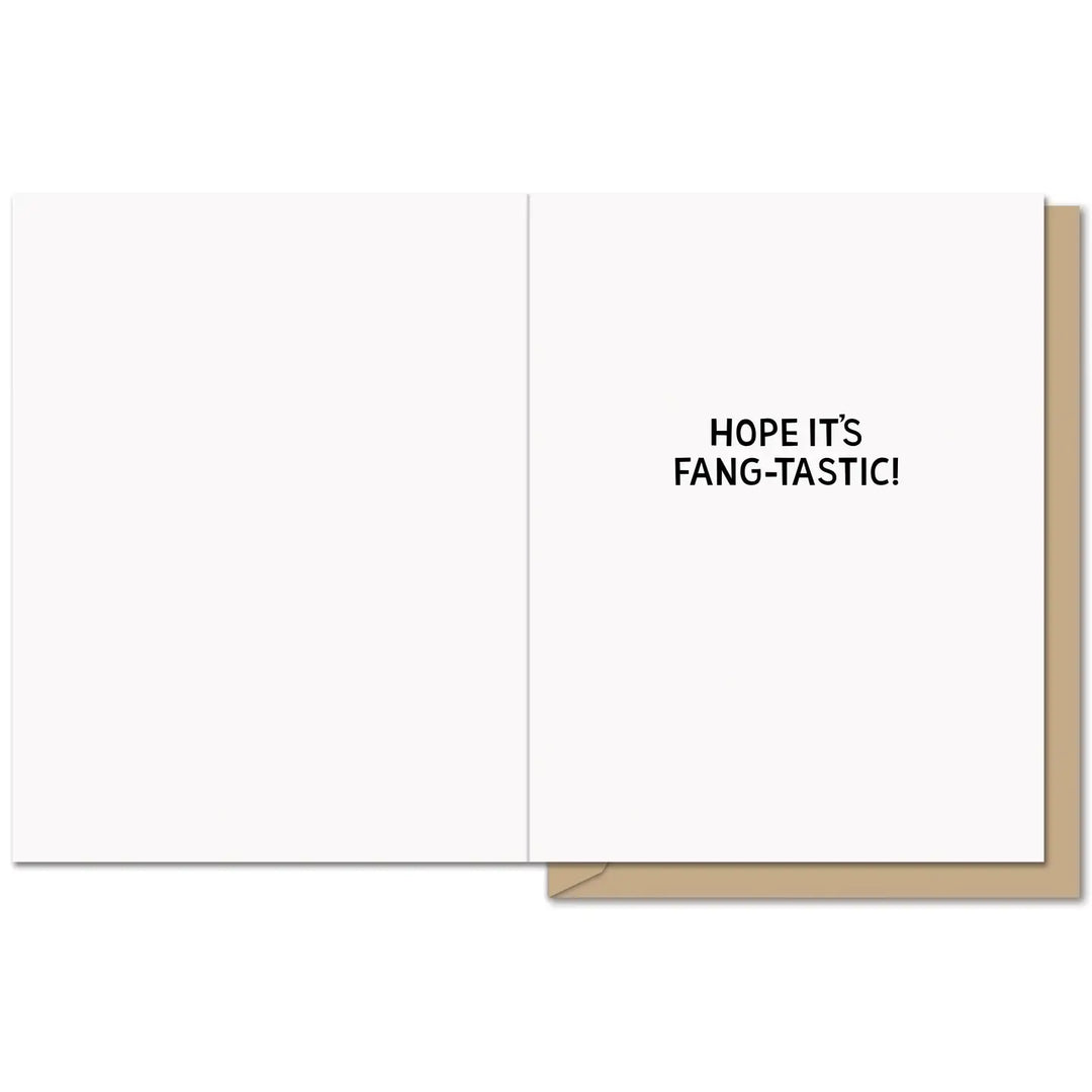 Fang-Tastic Halloween Card