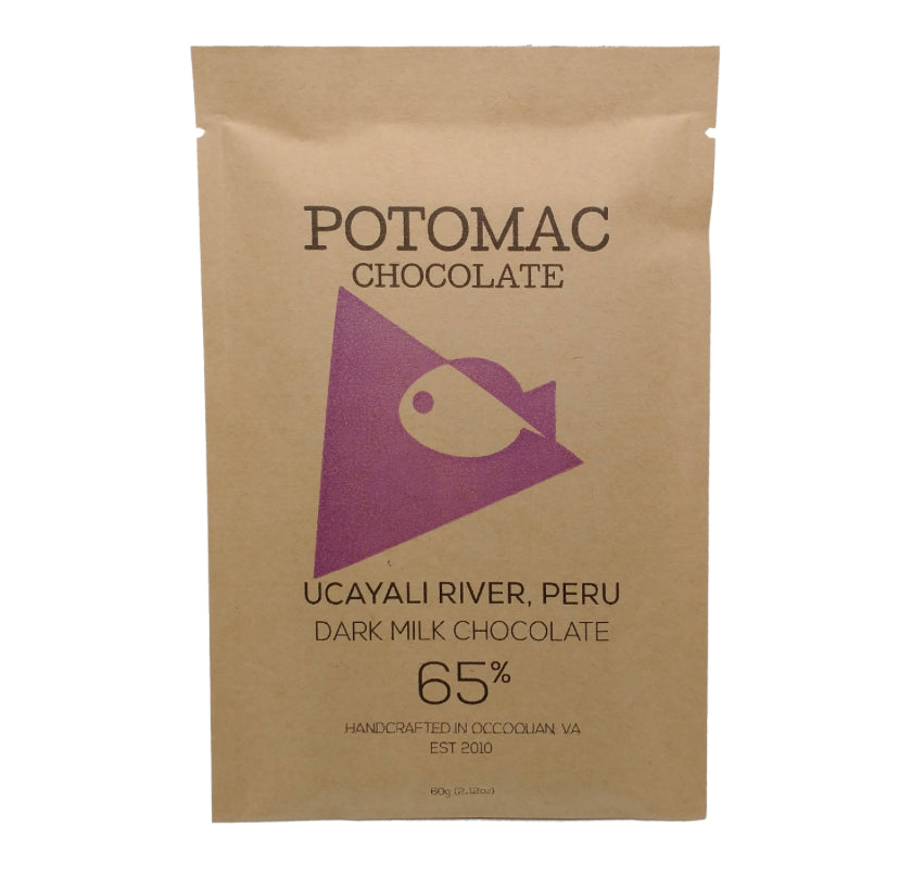Ucayali Peru 65% Dark Milk Chocolate Bar