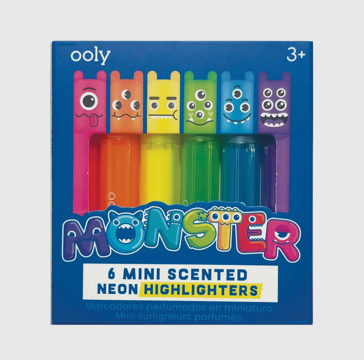 Mini Monsters Scented Highlighters