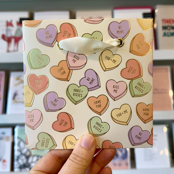Conversation Hearts Gift Bag