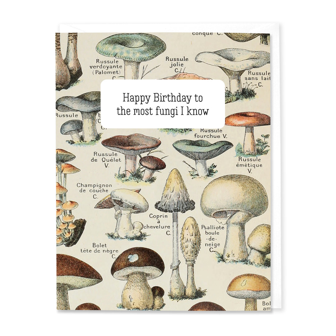 Most Fungi I Know Birthday Card