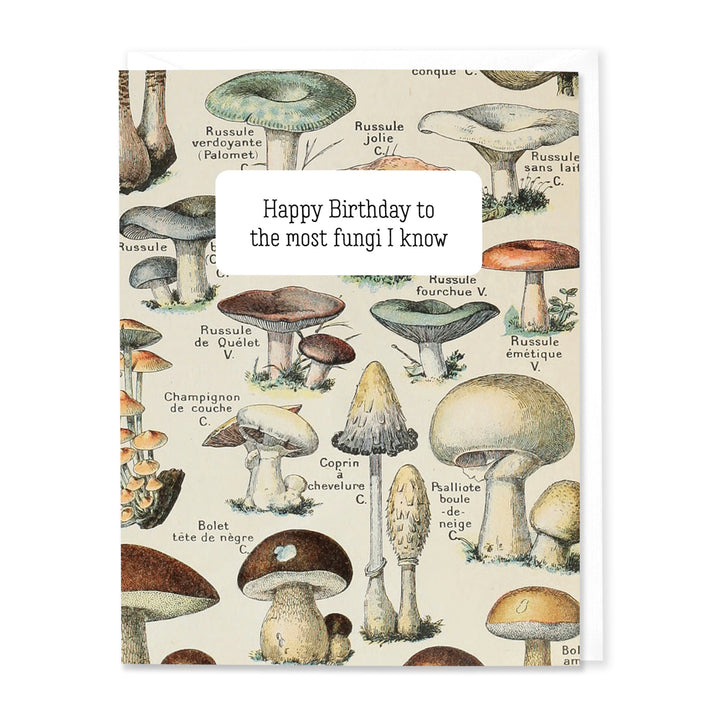 Most Fungi I Know Birthday Card
