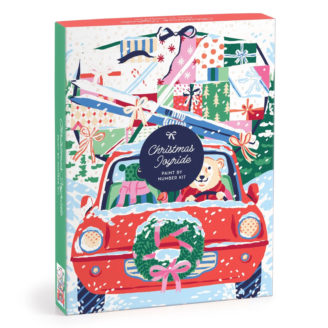 Paint By Number 9 x 12 Christmas Joyride