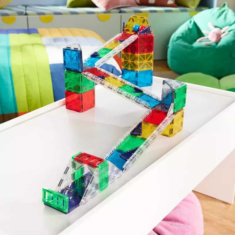 MAGNA-TILES® Rail Racers Deluxe 90-Piece Set