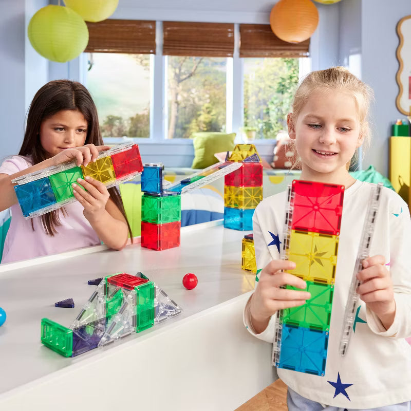MAGNA-TILES® Rail Racers Deluxe 90-Piece Set