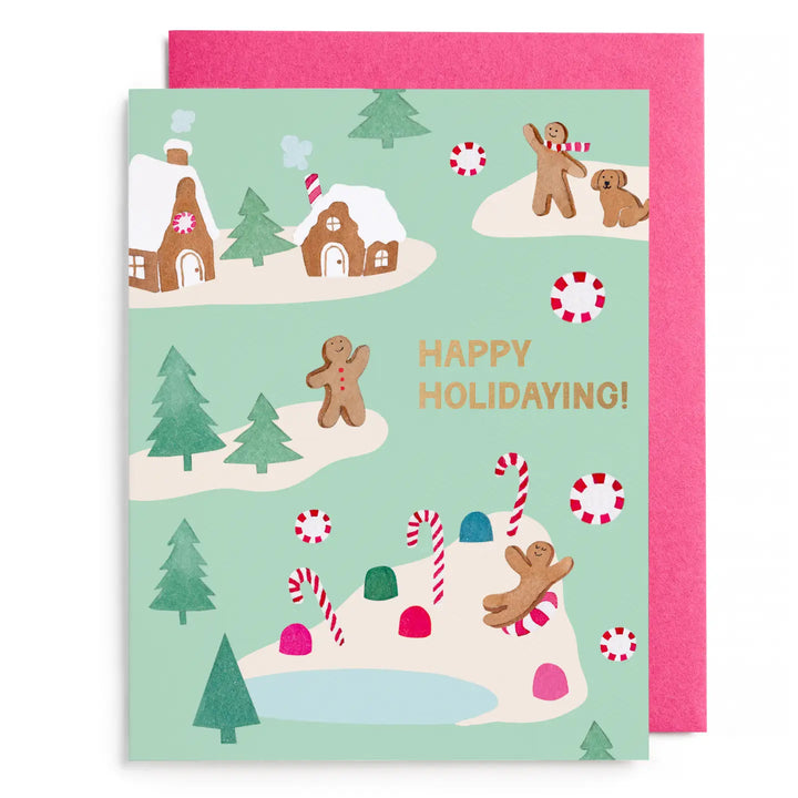 Gingerbread Village Card (Set of 6)