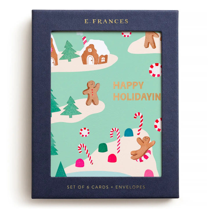 Gingerbread Village Card (Set of 6)