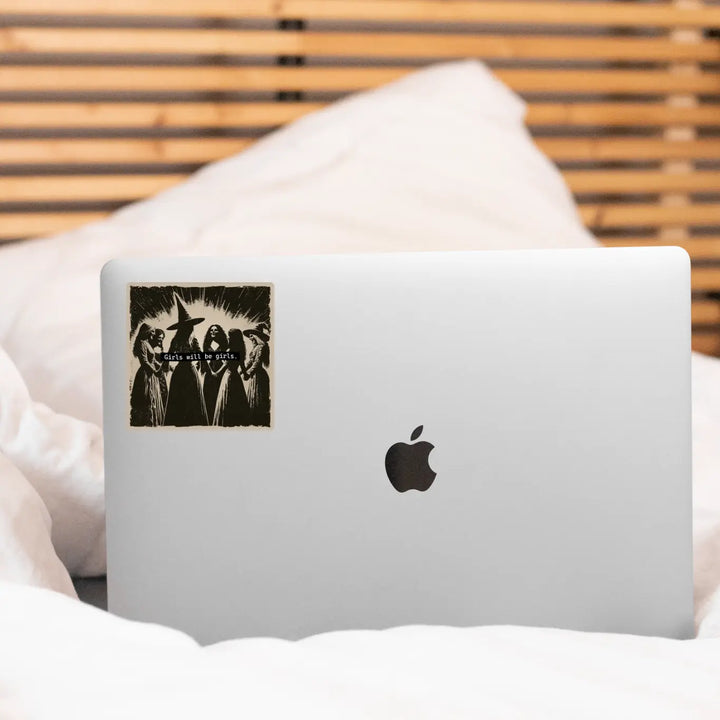 Girls Will Be Girls Witch Sticker