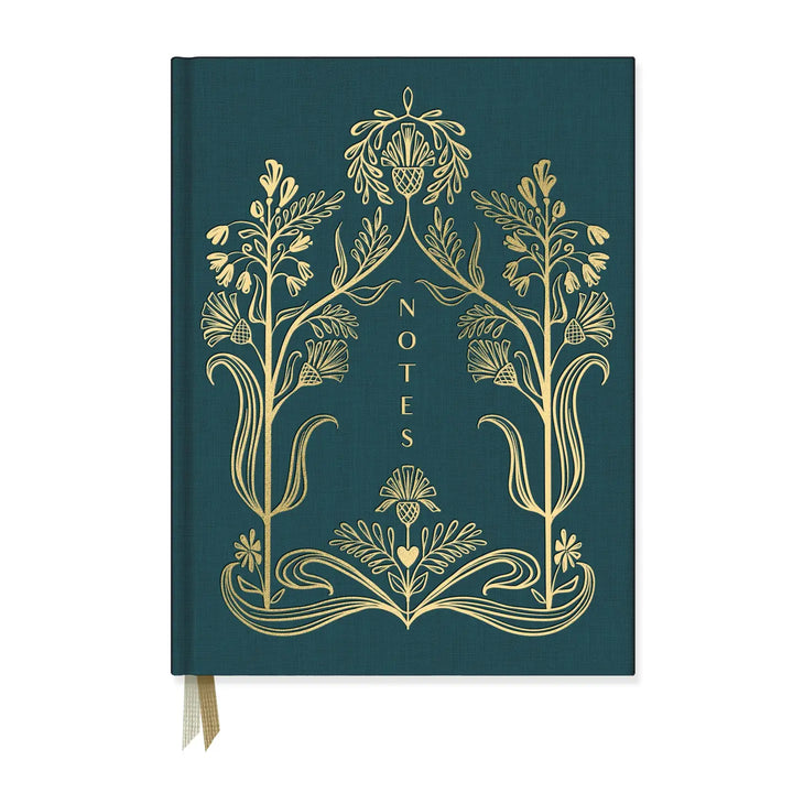 Golden Thistle Hardcover Notebook