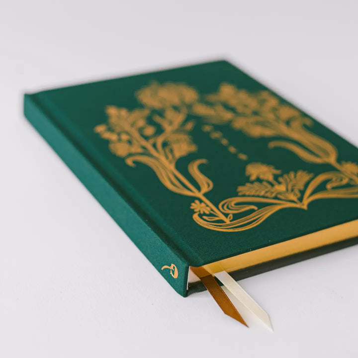 Golden Thistle Hardcover Notebook