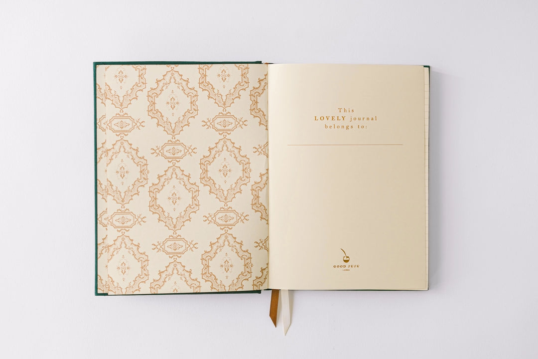 Golden Thistle Hardcover Notebook