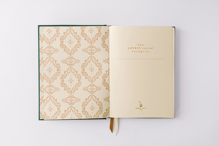 Golden Thistle Hardcover Notebook