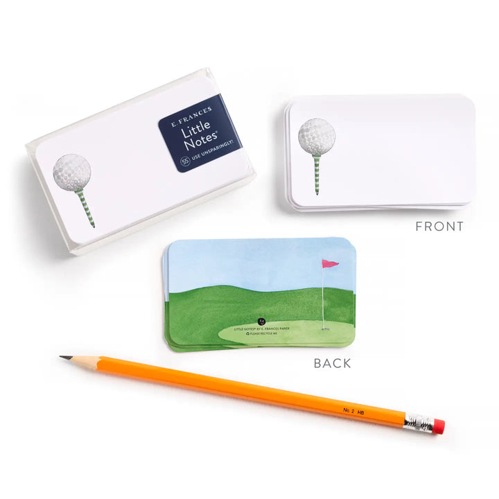 Golf Tee Little Notes