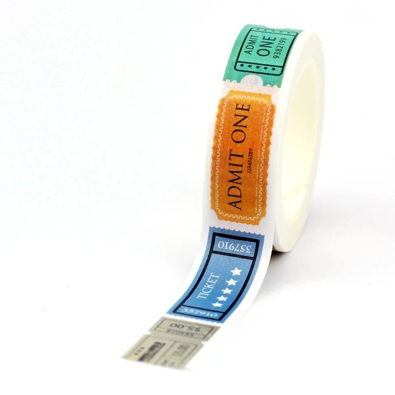Admit One Ticket Washi Tape