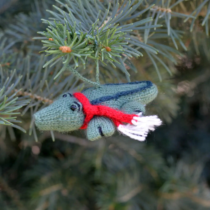 Alligator Holiday Ornament