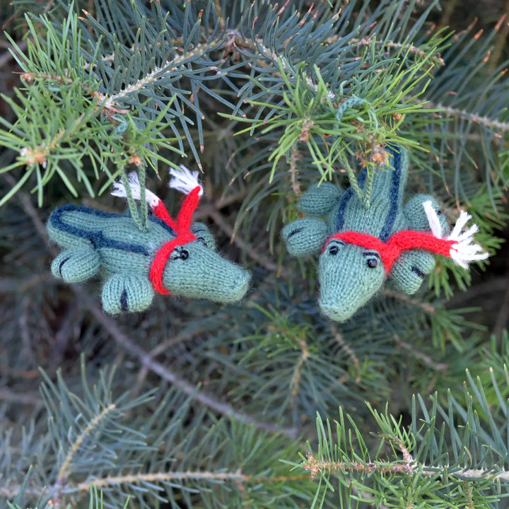 Alligator Holiday Ornament