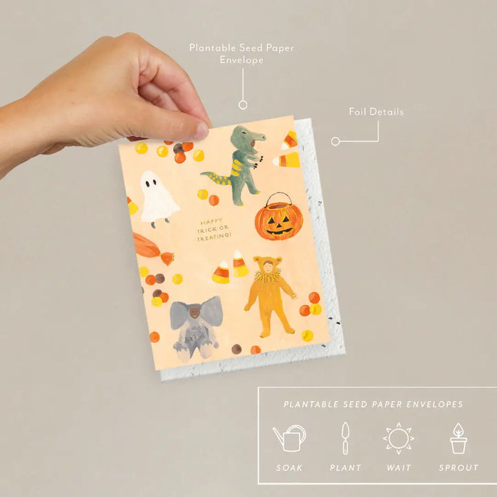 Happy Trick or Treating Halloween Card
