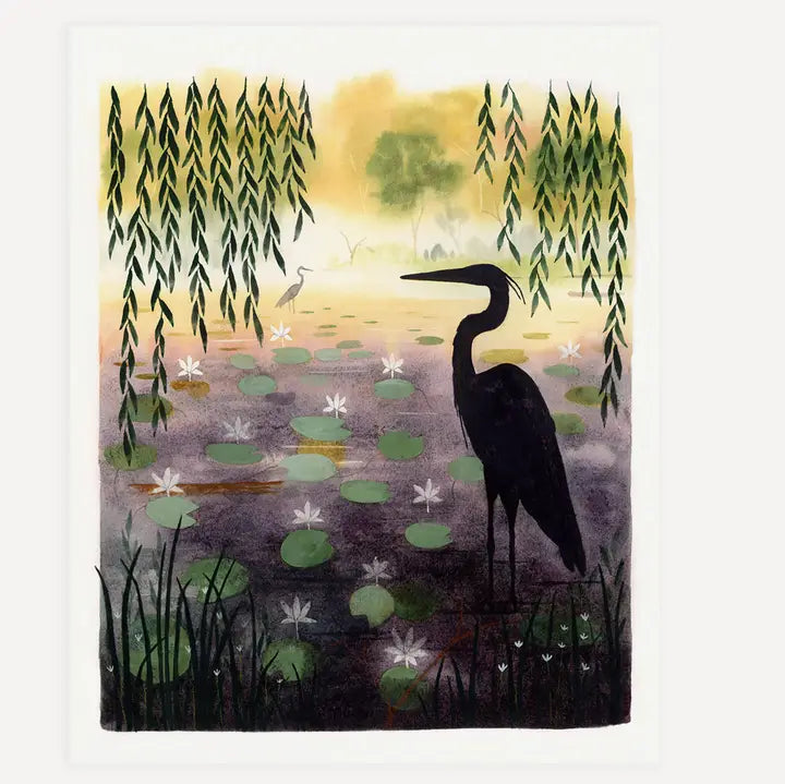 Heron Art Print