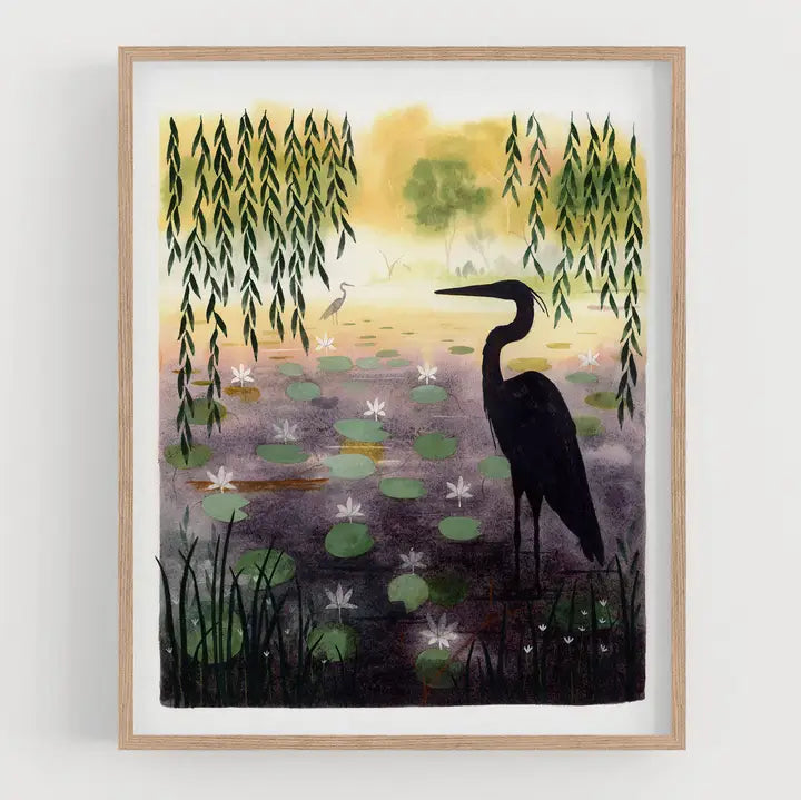 Heron Art Print