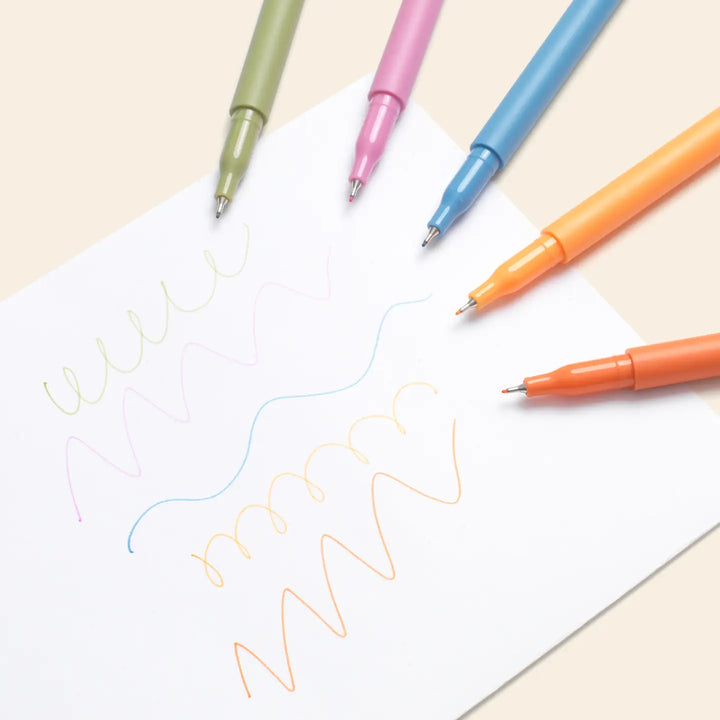 Fineliners Set of 5 - High Energy