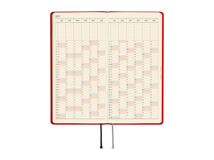 Hobonichi Techo 2027 Weeks Colors