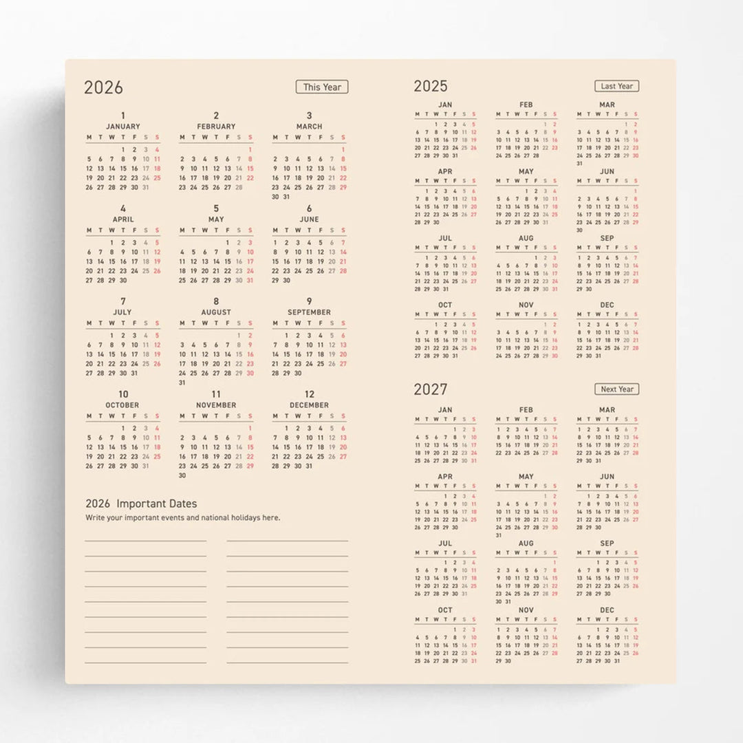 Hobonichi Techo 2027 Weeks V&A Series: Leicester