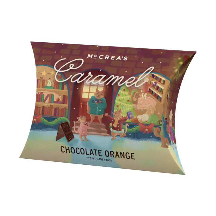 Holiday Book Browsing Chocolate Orange Caramels