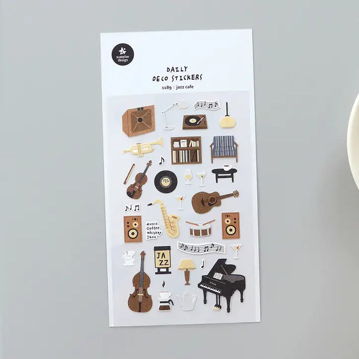 Sticker Sheet - Jazz Cafe