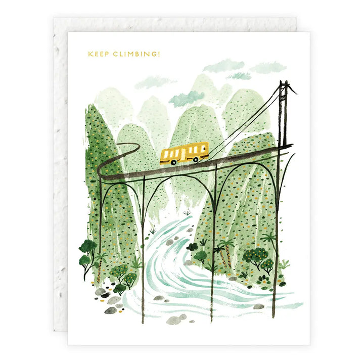 Keep Climbing Encouragement Card