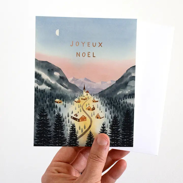 Joyeux Noel Holiday Card (Box of 8)