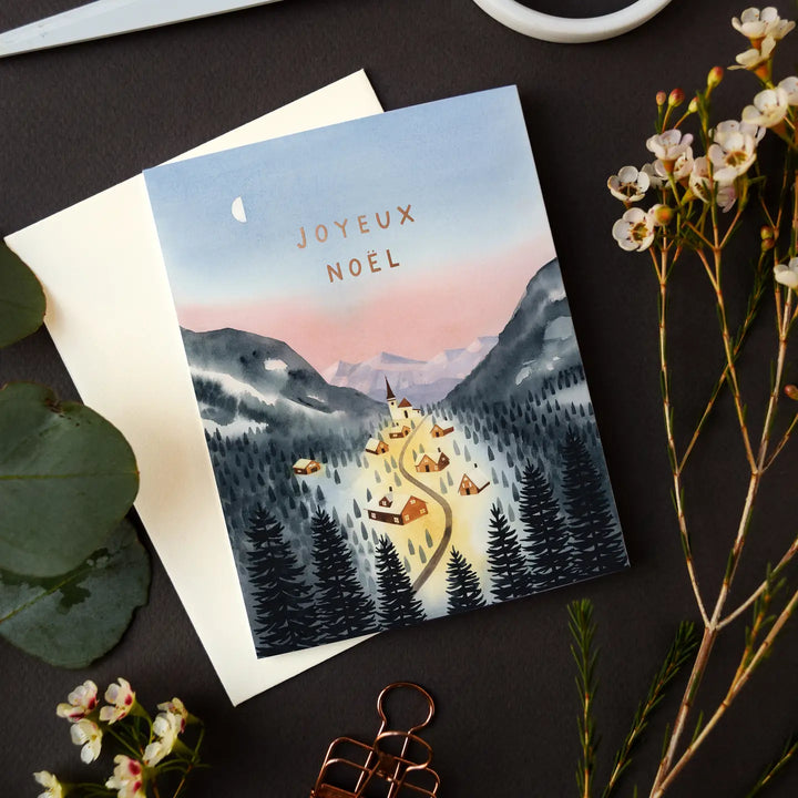 Joyeux Noel Holiday Card (Box of 8)