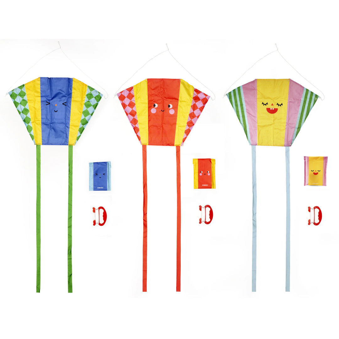 Kidoki Funny Faces Pocket Kites