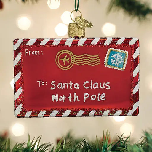 Letter To Santa Ornament