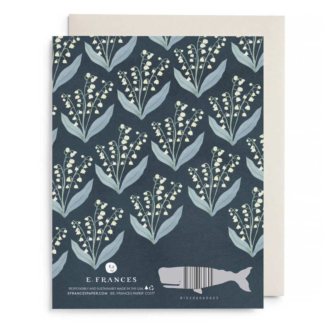 Lily of the Valley Sympathy Greeting Card