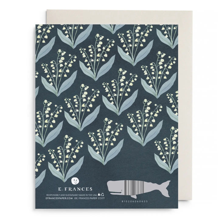 Lily of the Valley Sympathy Greeting Card