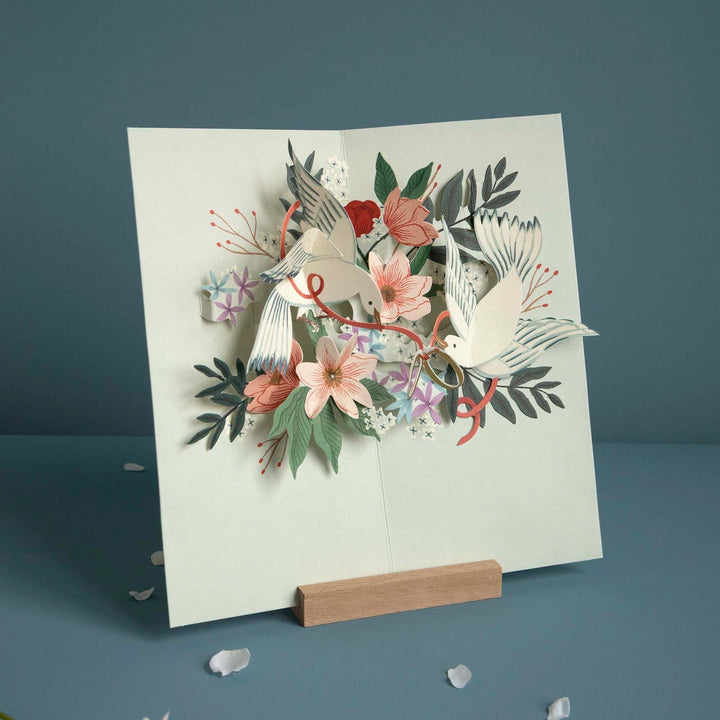 Love Birds Pop-up Card