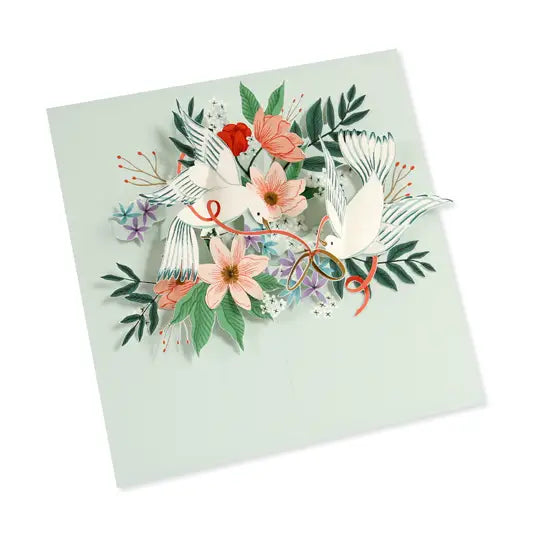 Love Birds Pop-up Card