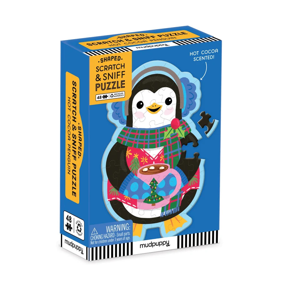 Scratch and Sniff Cocoa Penguin Puzzle