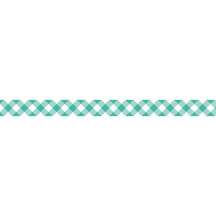 Thick Checkered Green Washi Tape