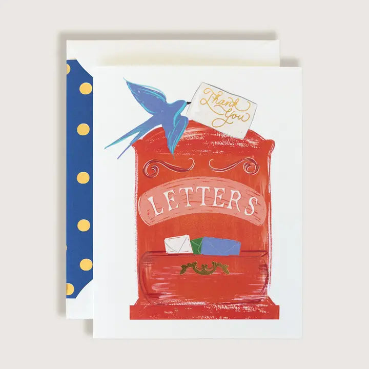 Mailbox Letters Thank You Card