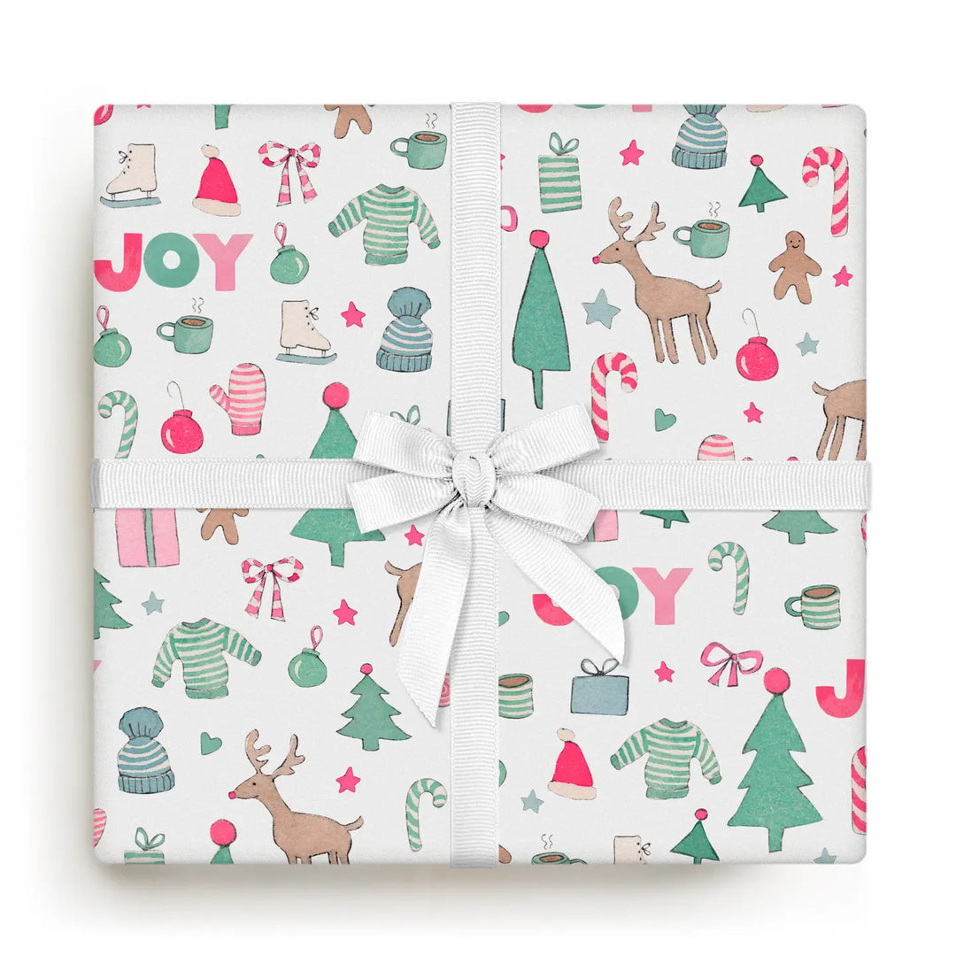 Merry Motif Roll of Gift Wrap