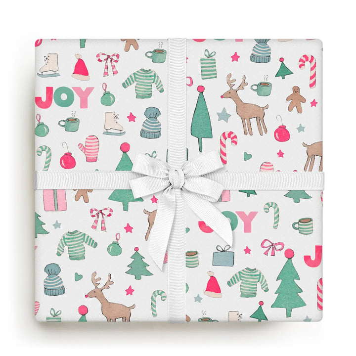 Merry Motif Roll of Gift Wrap