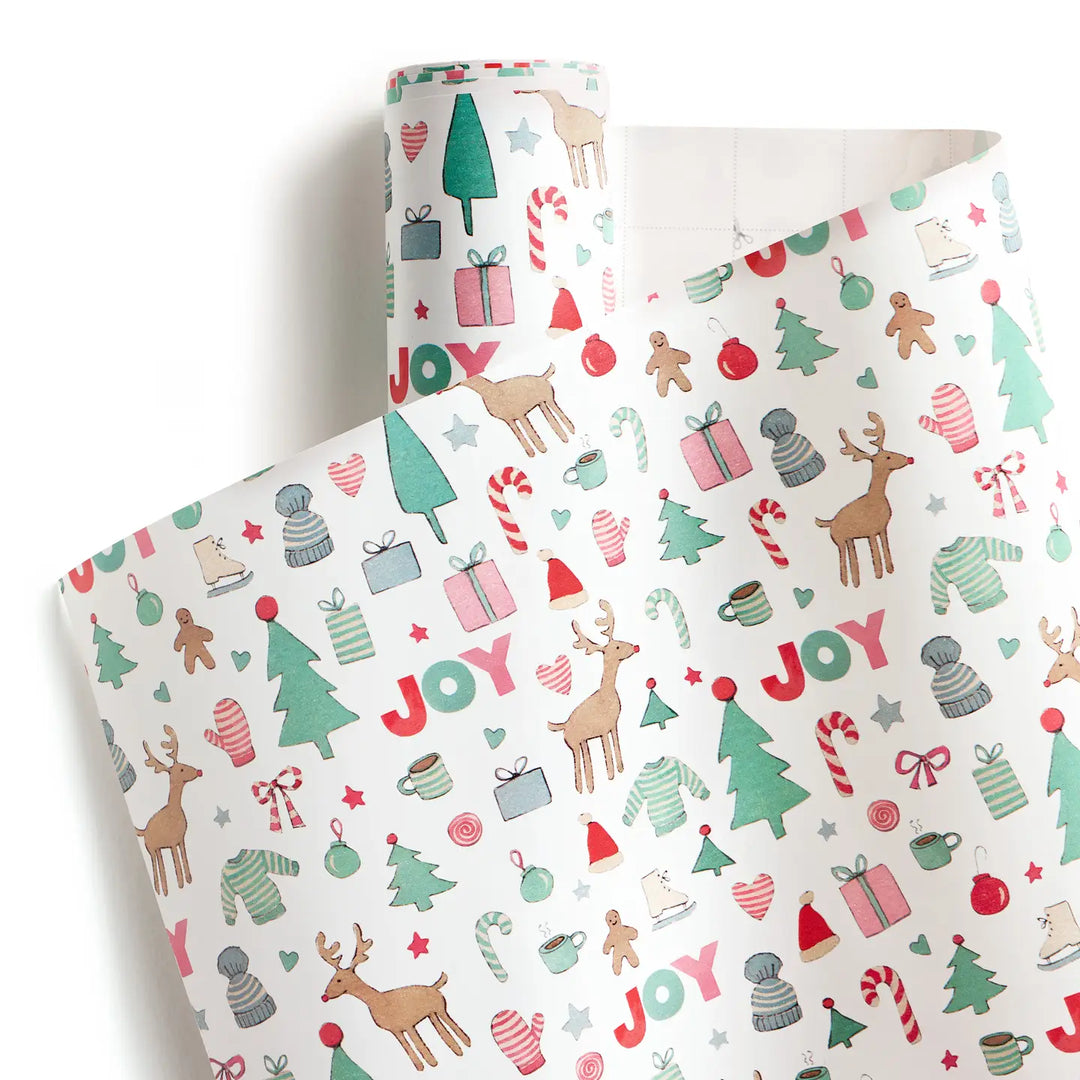 Merry Motif Roll of Gift Wrap