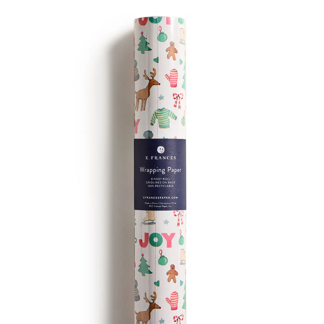Merry Motif Roll of Gift Wrap