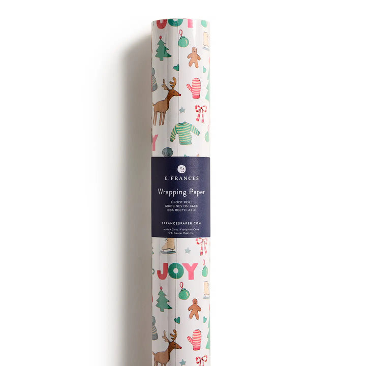 Merry Motif Roll of Gift Wrap