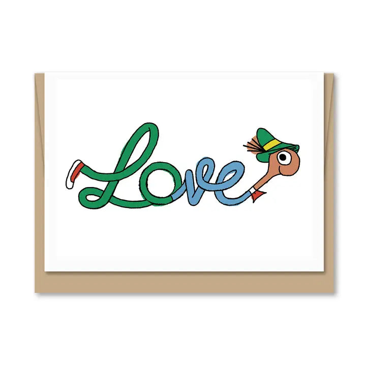 Lowly Love Script - Mini Card