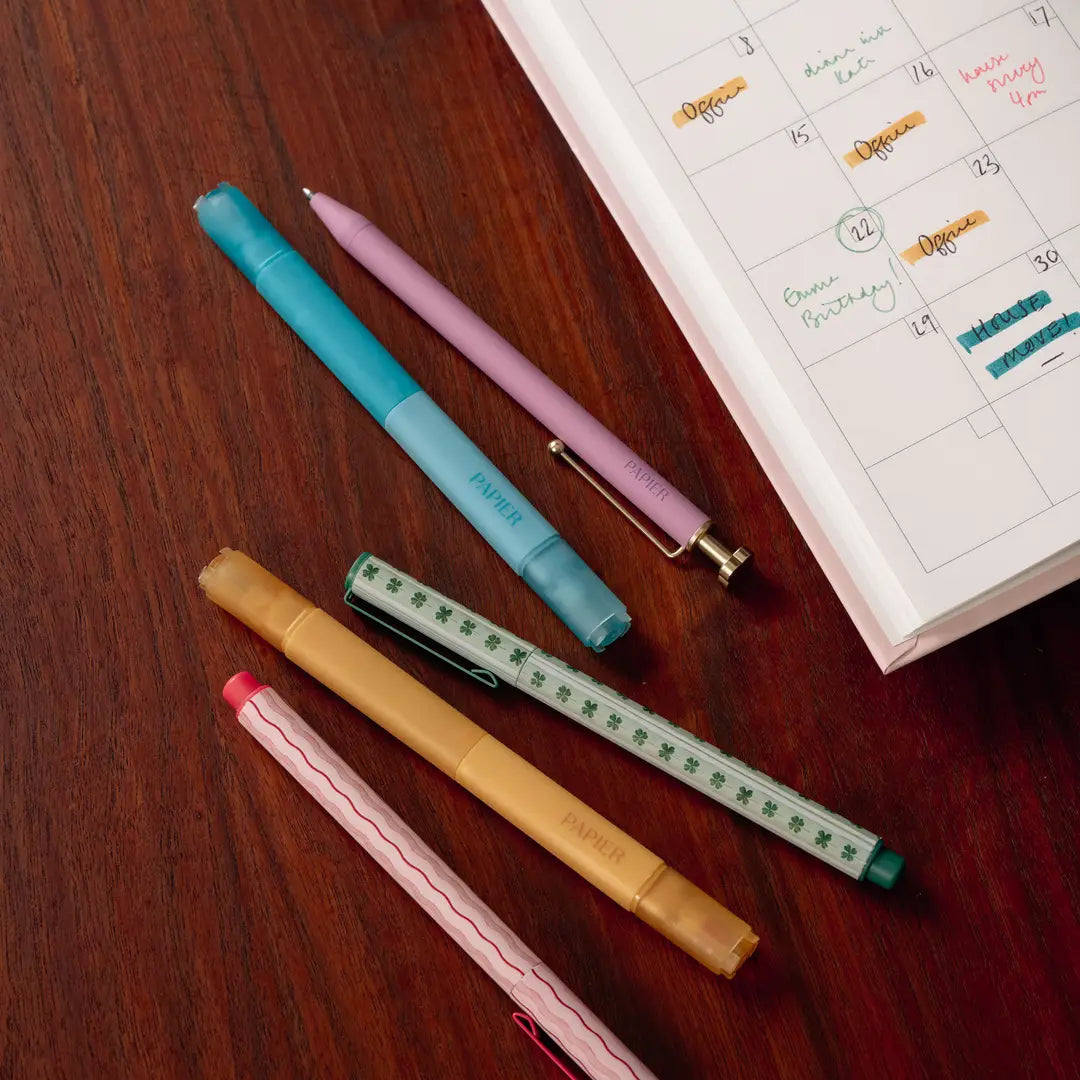 Mixed Pen & Highlighter Set of 5 - Imagination
